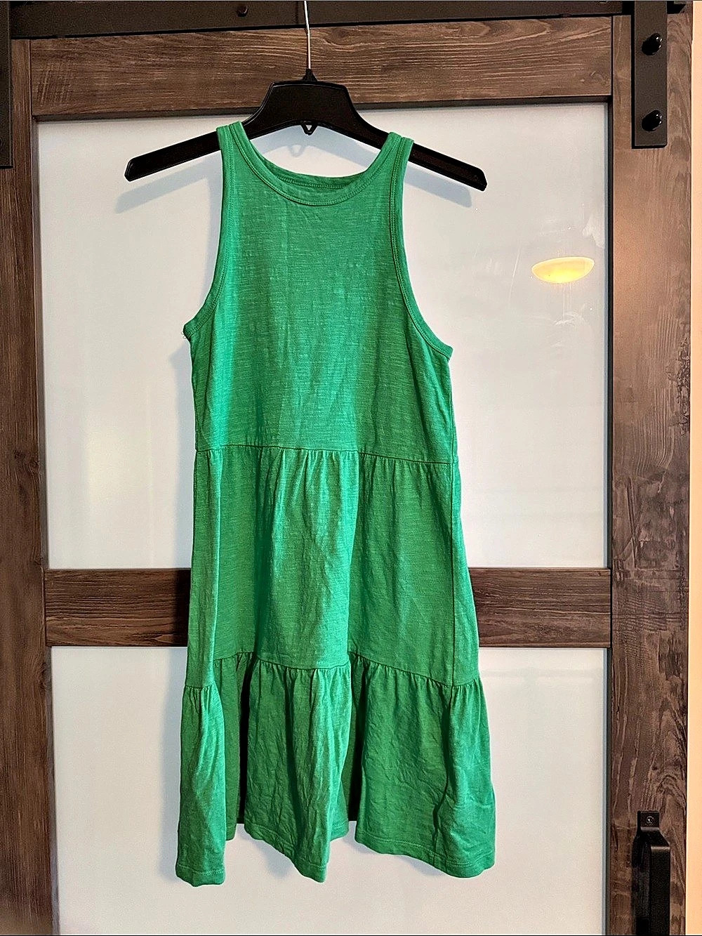 GAP Tiered Mini Dress in Green Size XS